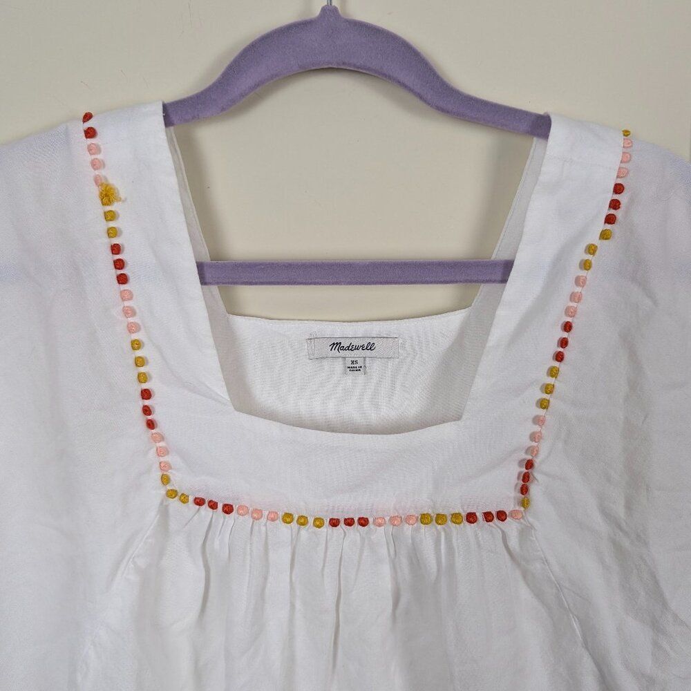 Madewell | Pom-Pom Butterfly Top Size XS - Picture 3 of 8